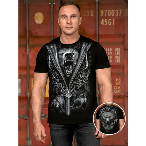 фото Футболка, размер m, черный mixfix