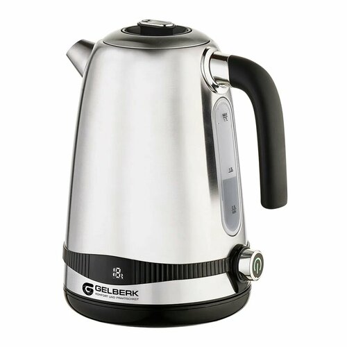 Чайник электрический 17Л 2200ВТ диск LCD диспл 7 РЕЖ темпнерж сталь GELBERK 479200₽