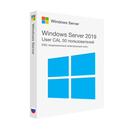 Microsoft Windows Server 2019 RDS User CAL (50 пользователей) лицензионный ключ активации microsoft windows server 2019 rds device cal 50 устройств лицензионный ключ активации