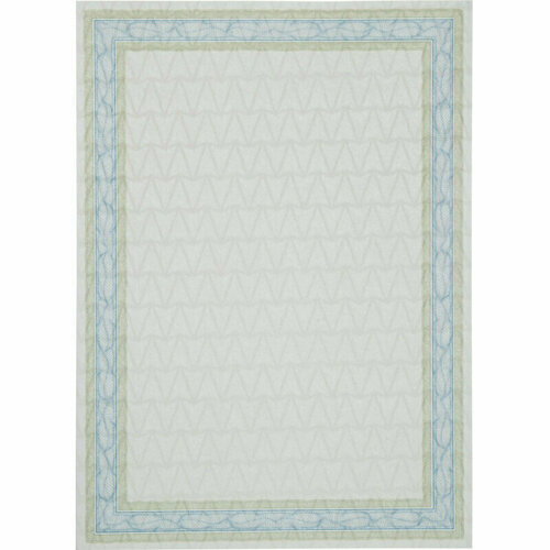 Сертификат-бумага А4 Attache синяя/коричнев рамка с водян знаками, 25шт/уп, 1796360