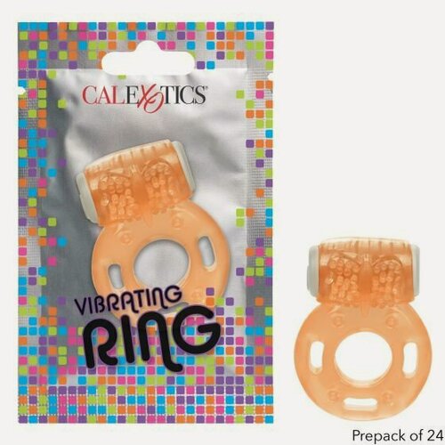 Изображение товара Эрекционное кольцо California Exotic FOIL PK VIB RG, с вибрацией, оранжевый