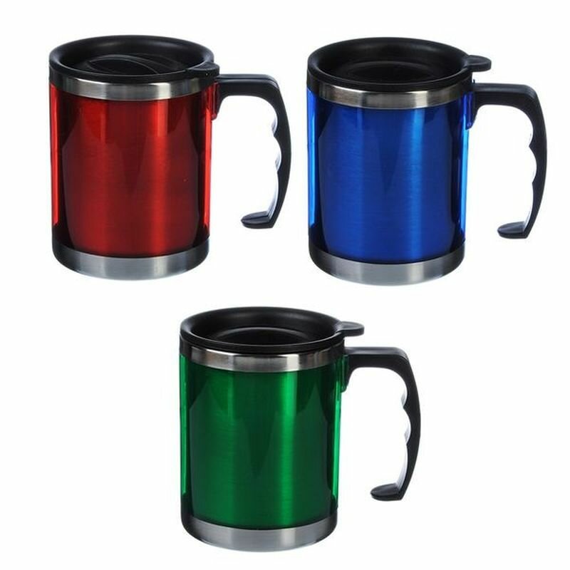 фото Термос-кружка 400мл Vetta вакуумная (в ассортименте) (нержавеющая сталь) (цена за 1 шт.)