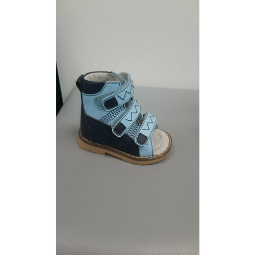 фото Пинетки, размер 19, голубой, синий орто-обувь