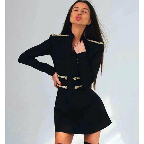 фото Платье размер 44, черный фабричный китай