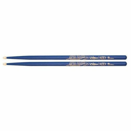 Палочки для барабана ZILDJIAN Z5AACBU-400 Limited Edition 400th Anniversary 5A Acorn Blue Drumstick