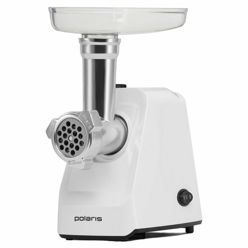 Мясорубка электрическая Polaris PMG 1852 Rus 1800 Вт реверс 2 кгмин пластик 2 насадки белая 1482900₽