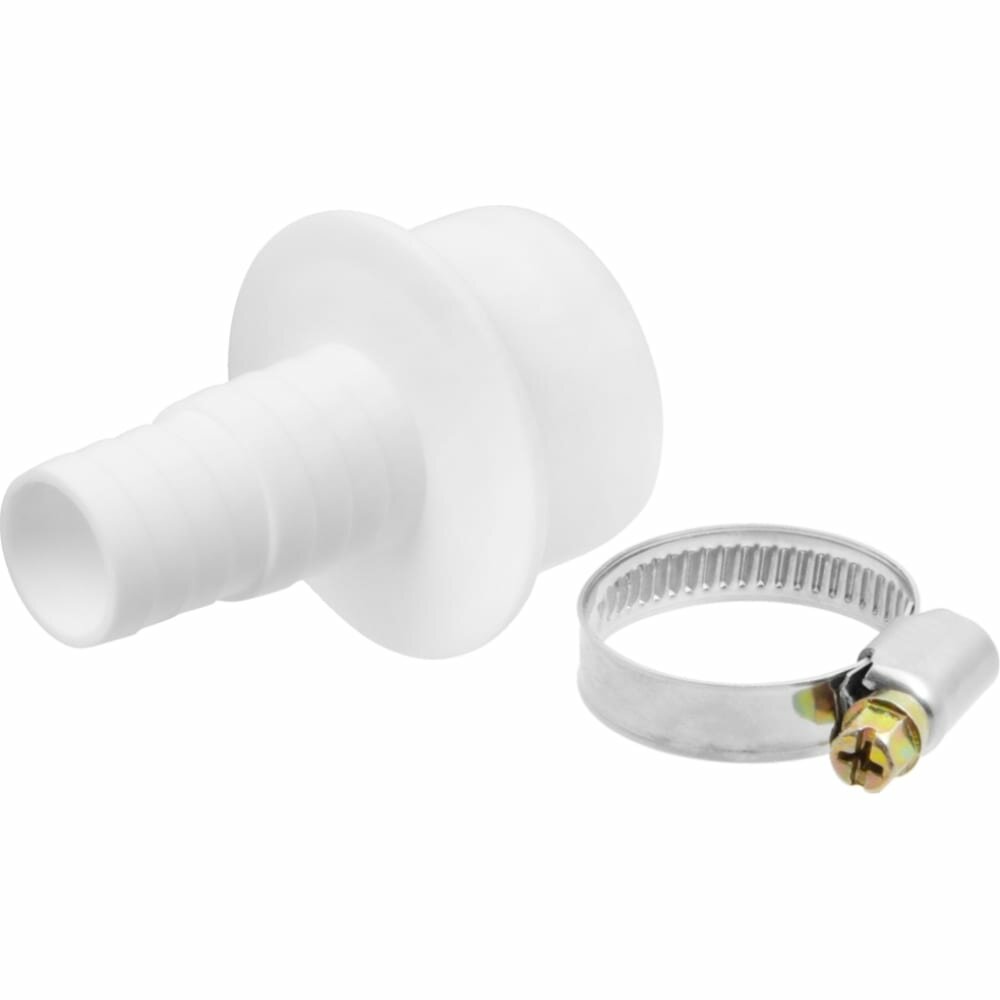 фото Прямой штуцер для сливного шланга стиральных машин MasterProf ИС.110663