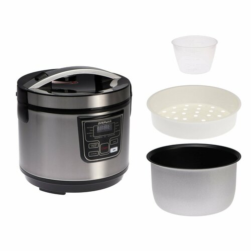 Мультиварка DO-1020 1000 Вт 4 л 11 программ антипригарное покрытие серая 614200₽