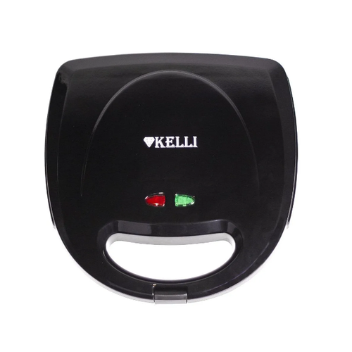 Вафельница-мультипекарь со съемными пластинами Kelli KL-1701 черная 41 1800 Вт 3 пары съёмных ме 335300₽