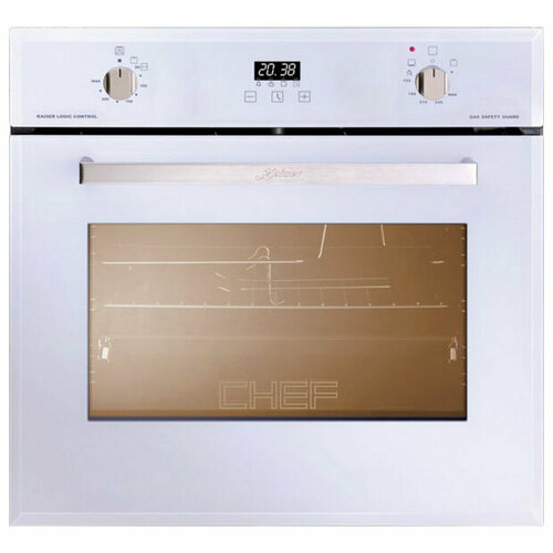 Встраиваемый газовый духовой шкаф Kaiser EG 6374 W 7929900₽