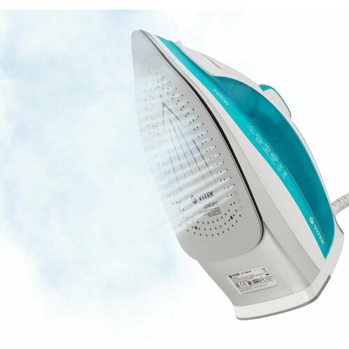 Утюг VITEK VT-1264 W 2400Вт белый 1264-vt-01 300900₽