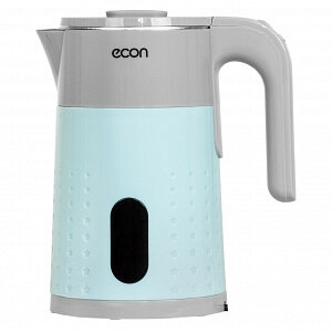 Чайник ECON ECO-1884KE серый/голубой
