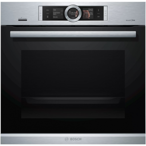 Электрический духовой шкаф Bosch HBG876ES7S серебристый 16509900₽