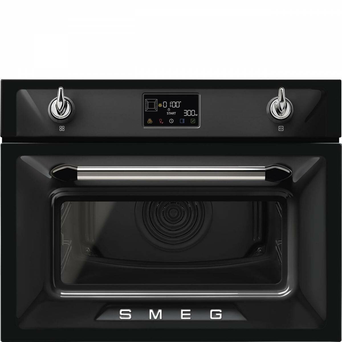фото Духовой шкаф с СВЧ Smeg SO4902M1N