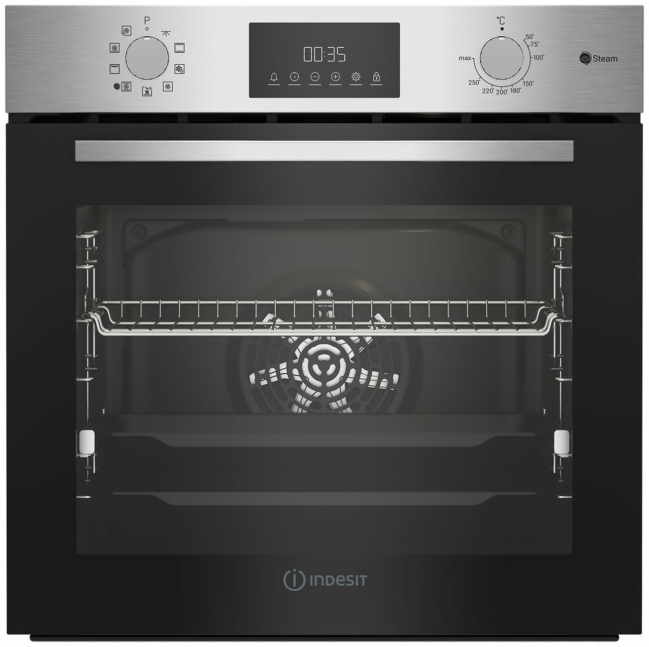Электрический духовой шкаф Indesit IFSE 3841 J IX нержавеющая сталь