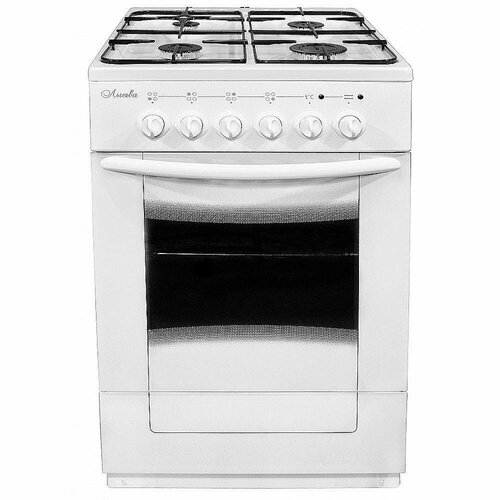 Газовая плита Лысьва ЭГ401 М2С-2у белая без крышки чугун решетка электроподжиг электродуховка 1955000₽