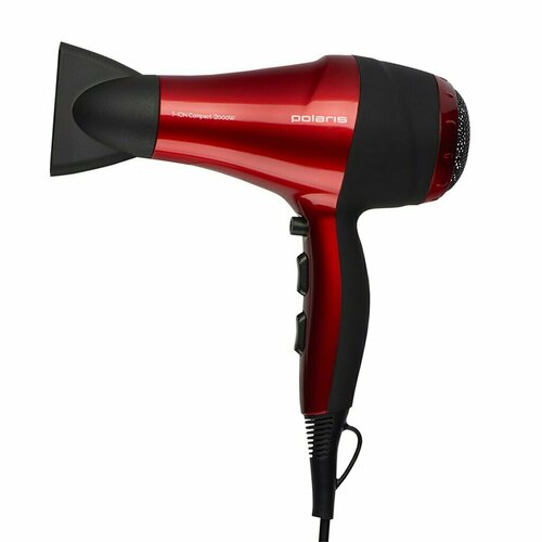 Фен Polaris PHD 2077i 2000 Вт 2 скорости красно-черный 004812 526800₽
