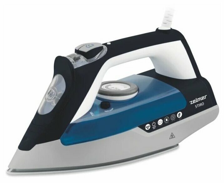 Zelmer Утюг Zelmer ZIR3000 STIRO бело-синий (3000Вт 1.9м) (ret)