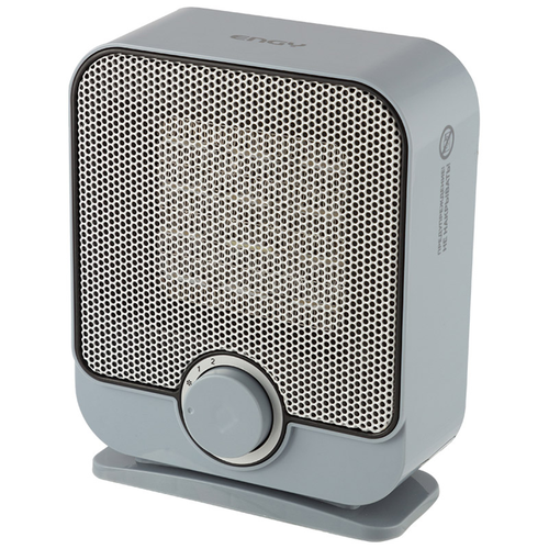 Тепловентилятор керамический Энджи РТС-319 с защитой от перегрева пластик серый 215х17х7см уровень шума 45дБ мощность 7501500Вт обогреватель 244000₽