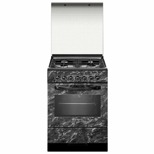 Плита газоэлектрическая Gefest ПГЭ 6302-03 0053 black marble 4344300₽