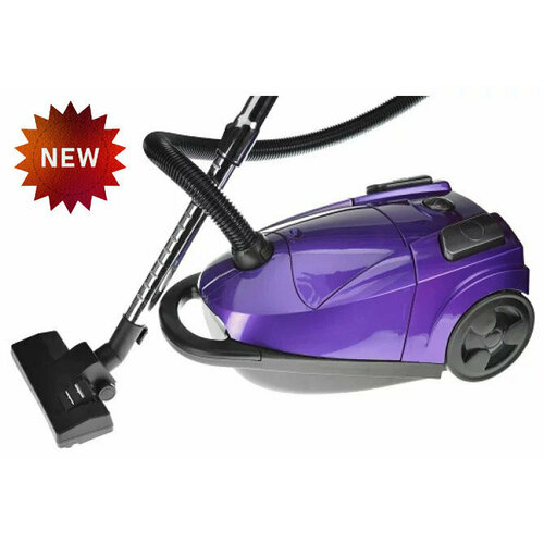 Пылесос тихий бытовой для дома компактный передвижной пылесос офиса2400Вт 25л пылесборник фиолетовый домашний1 насадка 799900₽