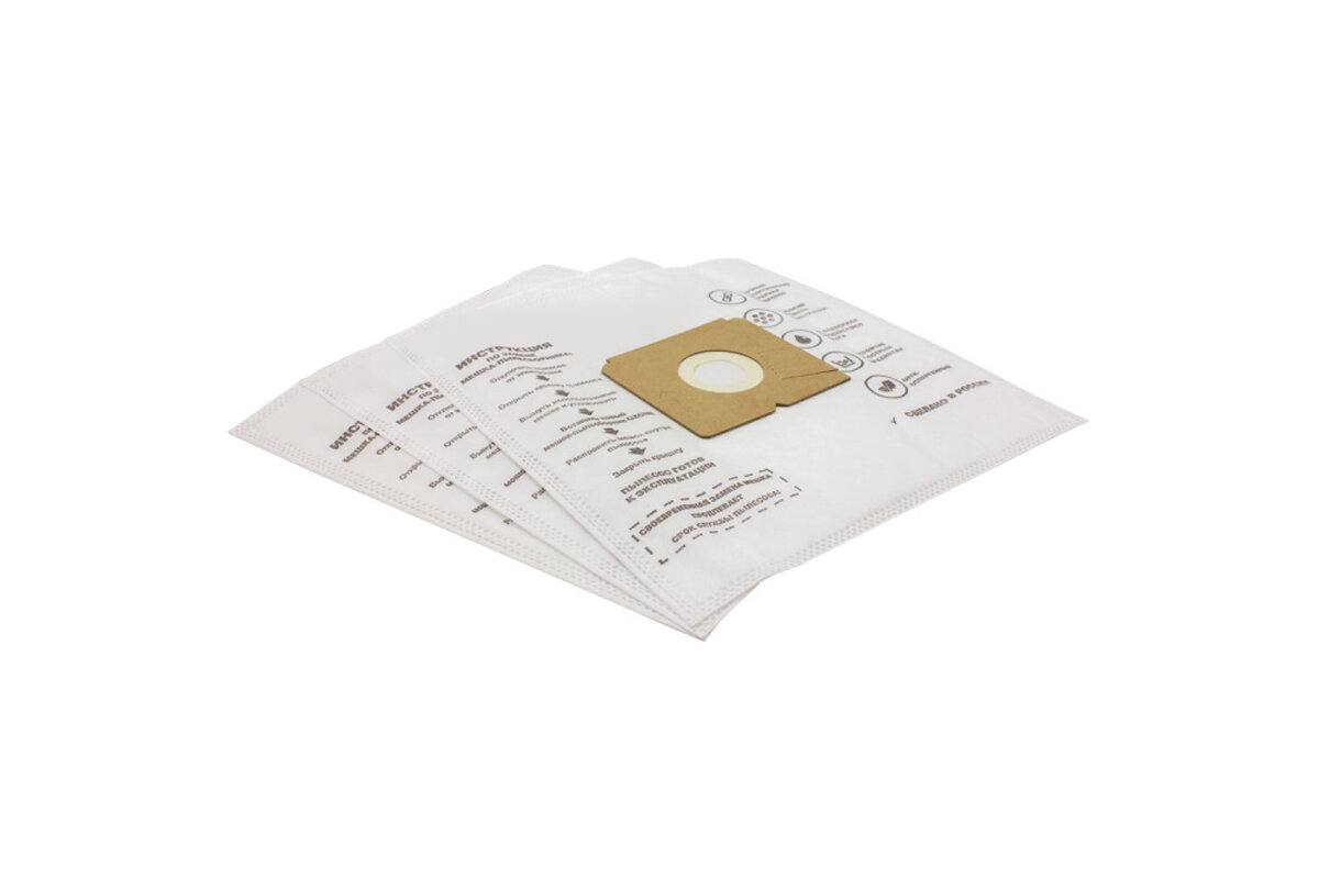 фото Мешки синтетические 3 шт для пылесоса AEG VAMPYR CE SMART & CLEAN