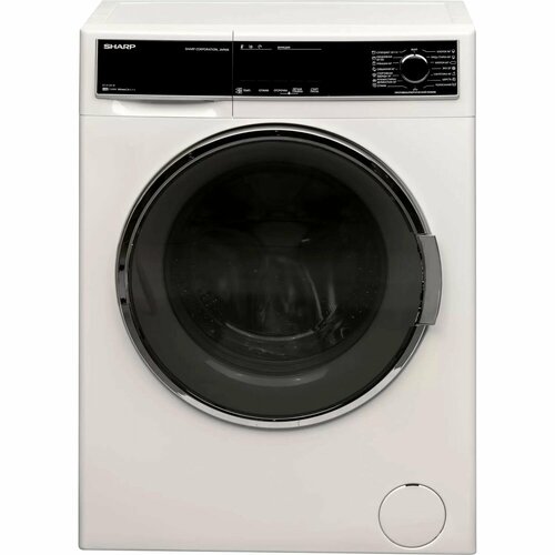 Стиральная машина Sharp 597х845х416 мм фронтальная загрузка cтирка до 6 кг электронное управление отжим при 1200 обмин защита от протечек 3411000₽