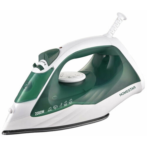 Утюг Homestar HS-4008 тефлон бело-зеленый 105375 140200₽