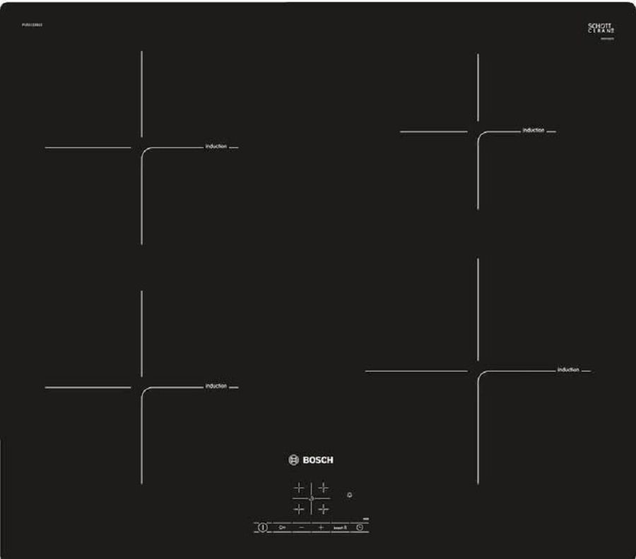Встраиваемая варочная панель индукционная Bosch PUE611BB6E