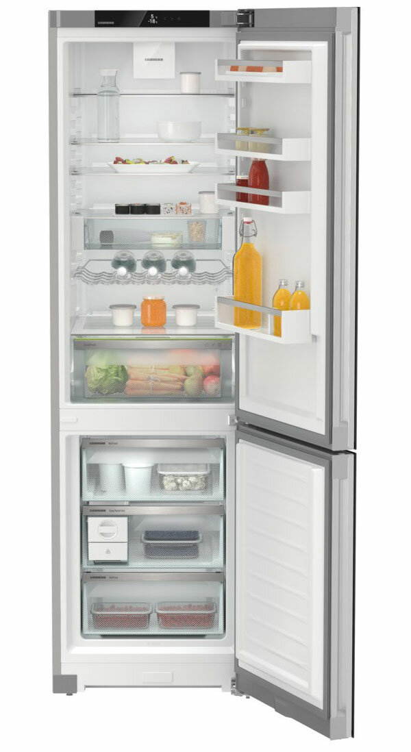 Двухкамерный холодильник Liebherr CNgbd 5723-20 001 черное стекло - фотография № 6