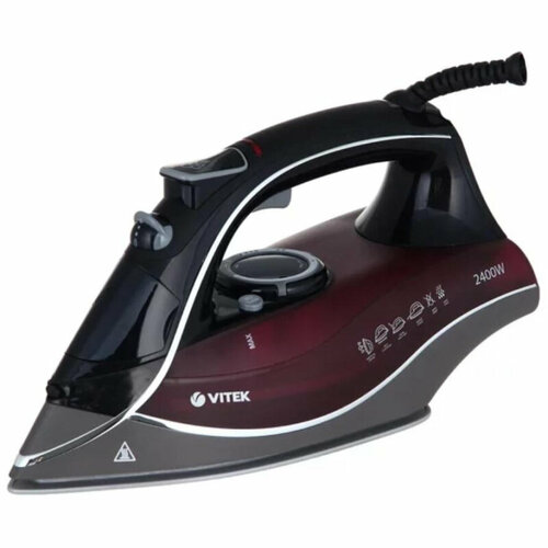 Утюг VITEK 1240-VT-03 мощность 2400 вт Материал подошвы UniCera 583000₽