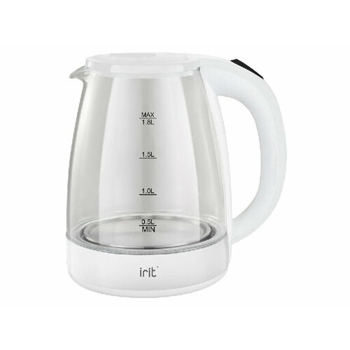 Чайник электрический IRIT IR-1910 стеклянный белый 164700₽