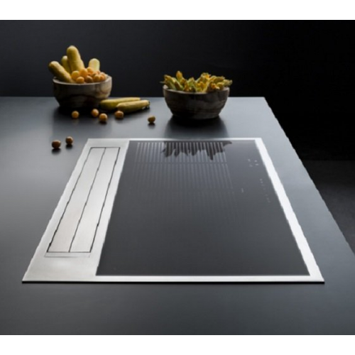 Индукционная варочная панель со встроенной вытяжкой Falmec Sintesi 90 PEU Inox CUZW9000P8ZZZI460F 43270700₽