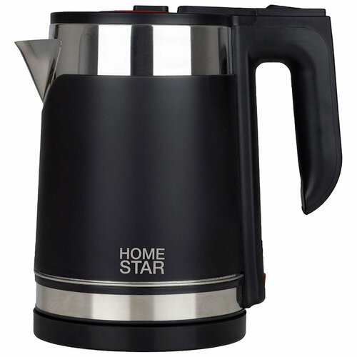 чайник электрический homestar hs 1038 1 8л черный двойной корпус Чайник Homestar HS-1038 (1,8 л) черный, двойной корпус (105217)
