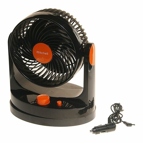 Вентилятор 18см 24V 2-скорости автовращение MITCHELL 232200₽