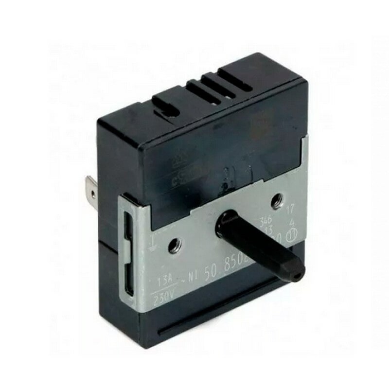 фото Регулятор мощности конфорки варочной поверхности EGO 50.55021.100/50.85021.000 двухзонный 13A Вал: 20mm, 8 контактов COK351UN