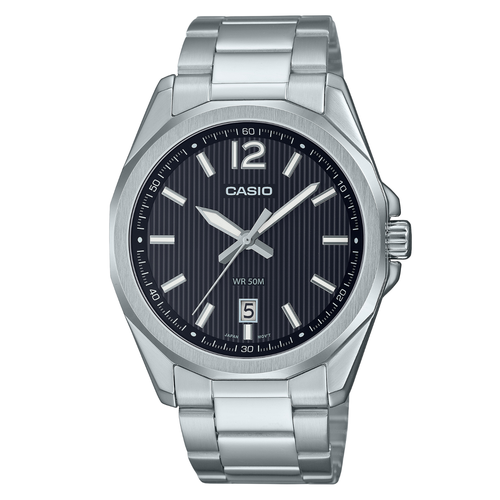 фото Наручные часы casio collection, серебряный, серый
