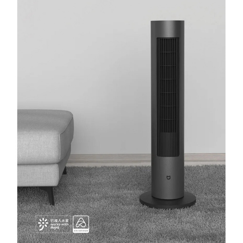 Обогреватель и вентилятор Xiaomi Mijia DC Inverter Dual Season Fan Black (BPLNS01DM) - фото №17