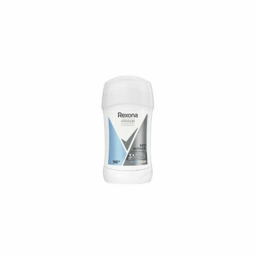 Дезодорант-антиперспирант стик Rexona Clinical Protection Гипоаллергенный без запаха 40 мл rexona део стик clinical protection гипоаллергенный без запаха 40 мл 3 шт