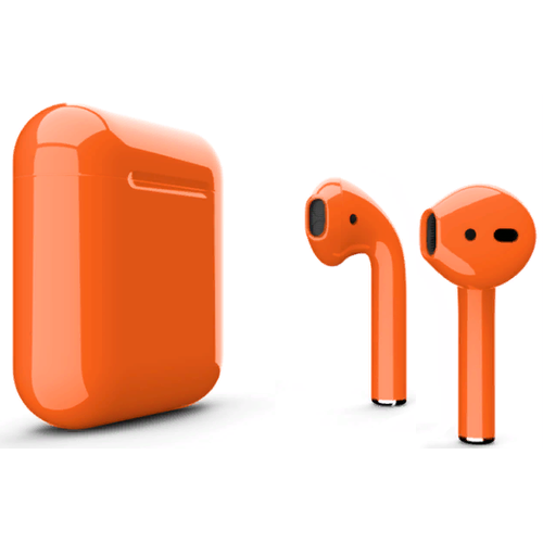 Беспроводные наушники Apple AirPods 2 Color глянцевый оранжевый 1741000₽