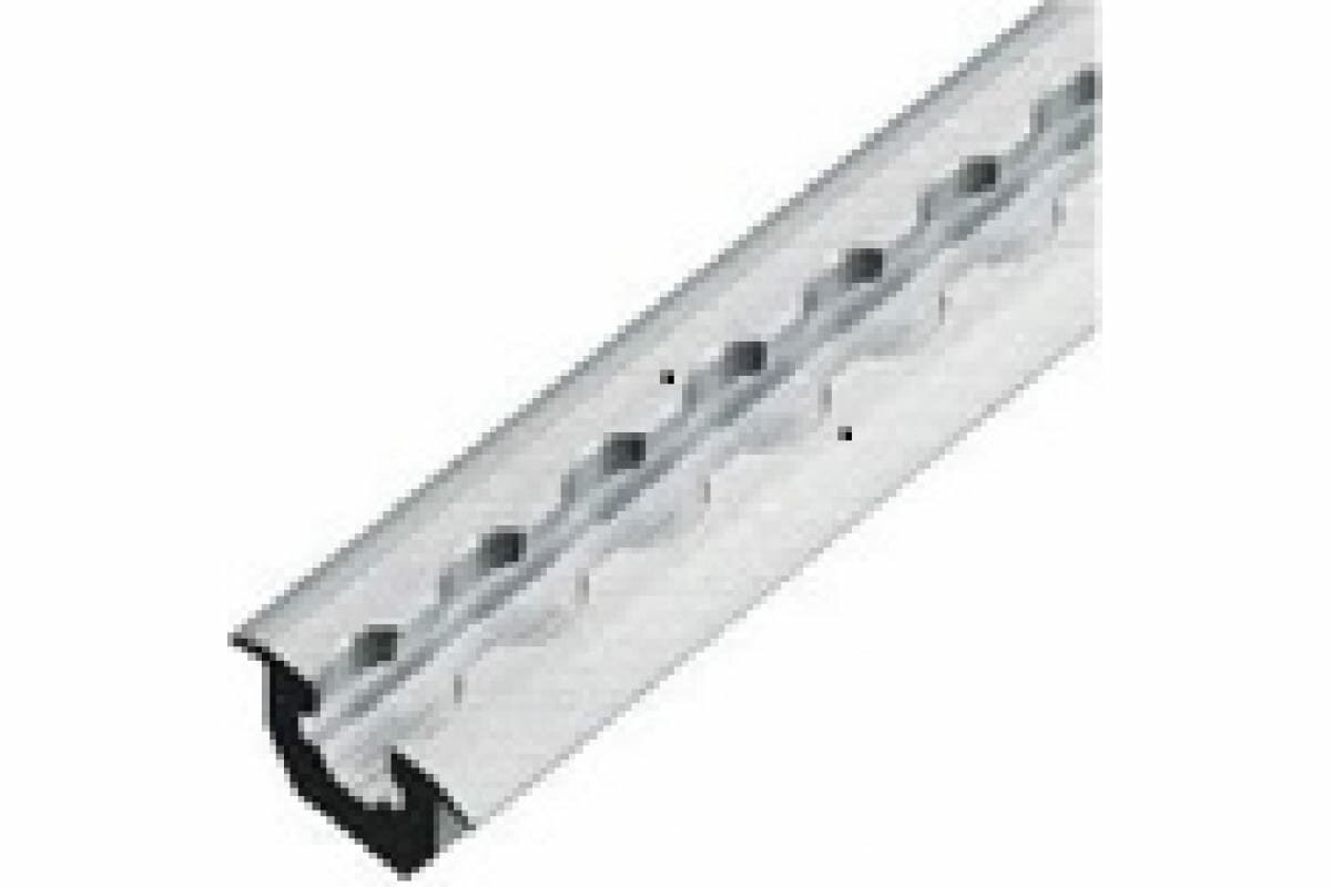 фото Врезная алюминиевая такелажная рейка в пол ромек 4680091063021