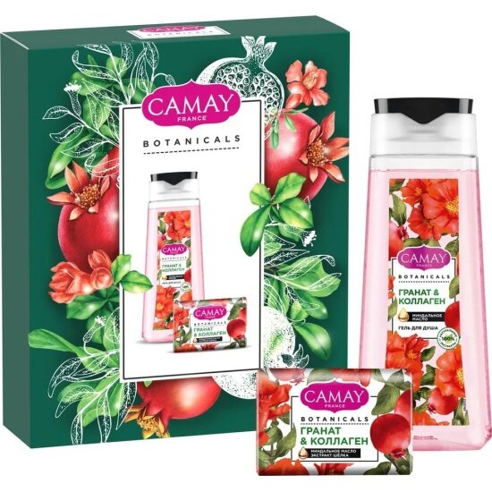 Подарочный набор Camay Pomegranate (гель для душа + мыло)