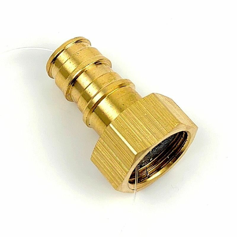 фото Соединитель PE-X латунь HG Дн 16х1/2" НГ (QE)