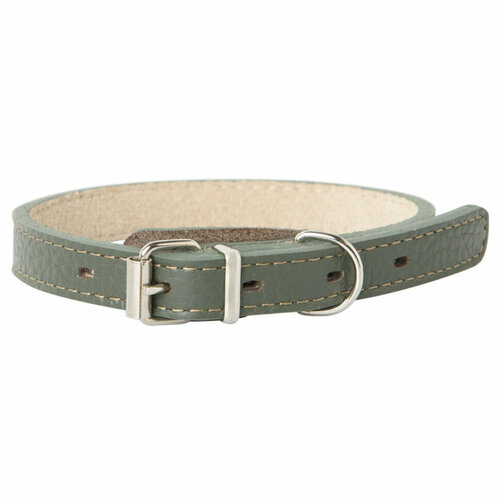 фото Mr.kranch ошейник для собак, из натуральной кожи, прямой, 29-35 см, оливковый