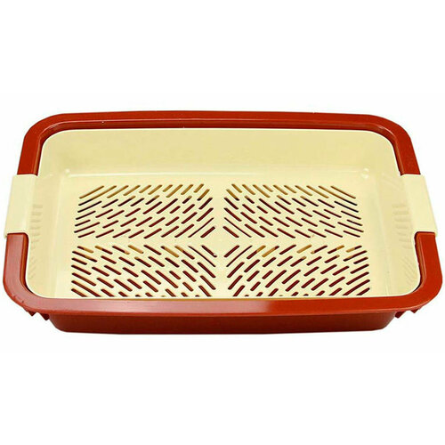 DOGMAN лоток для кошек с решеткой 35 х 25 х 7 см 263₽