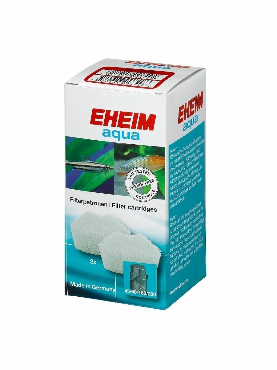 Губка для фильтра EHEIM aqua 60/160/200, 2шт