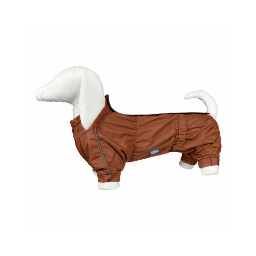 Yami-Yami одежда Дождевик для собак, медный, на гладкой подкладке, Такса кроличья (спинка 35 см) лн26ос, 0,13 кг