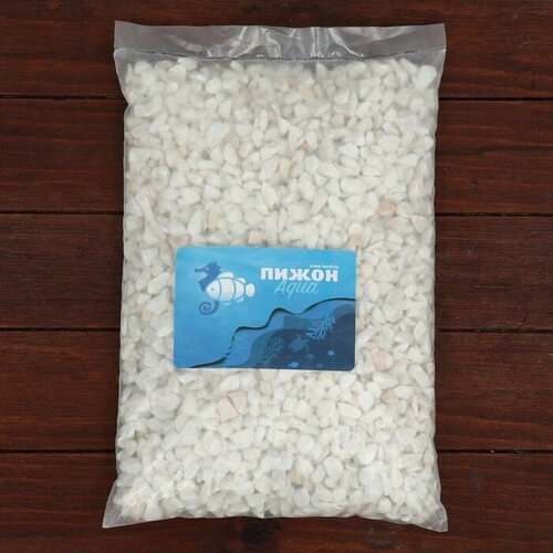 Мраморная крошка 5 - 10 мм 35 кг белая ТероПром 4361680 381₽