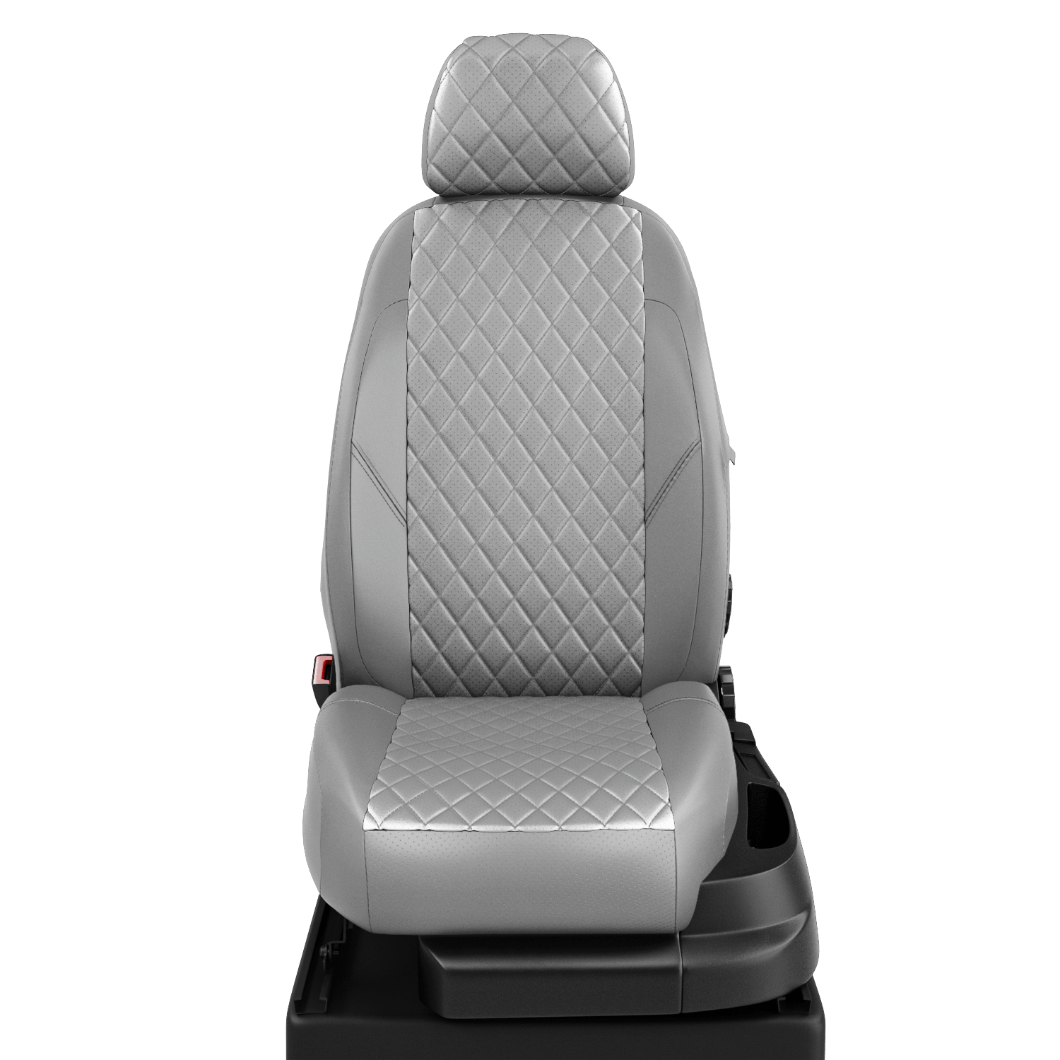 Чехлы на сиденья ВАЗ Лада Приора 2 (VAZ Lada Priora 2) с 2014-н.в. седан 5 мест серый-серый VZ29-2113-EC23-R-sgr