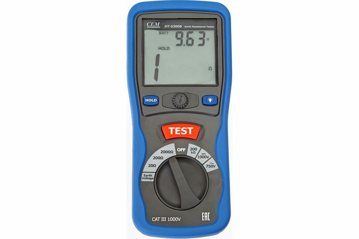 СЕМ DT-5300B измеритель сопротивления заземления 482025